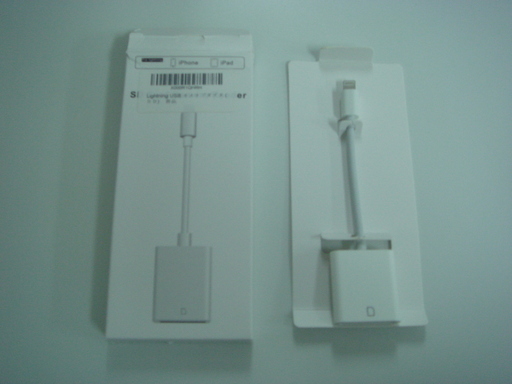 【良品】Lightning USB カメラアダプタ