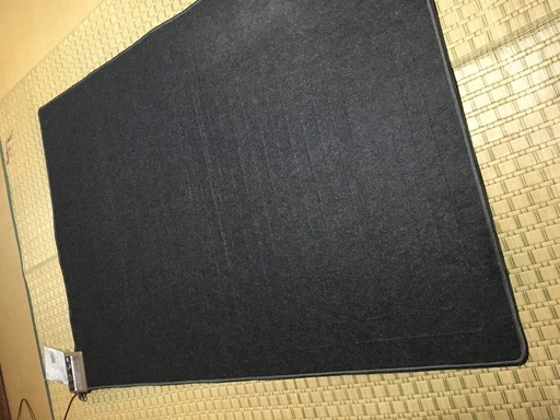 パナソニック ホットカーペット 1.5畳 DC-15NJ 176×126cm 濃いグレー カバーなし 取説付  中古