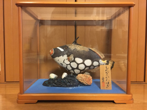 レアな 「もんがらかわはぎ」置物