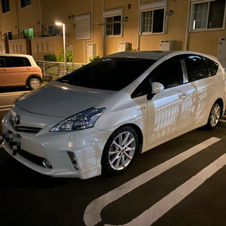 プリウスα Gツーリング　車高調　アルパインBIGX ウーハー　...
