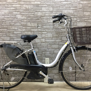 1年保証 送料無料　ヤマハ　パスナチュラ　26インチ　銀色　電動アシスト自転車 YAMAHA（ヤマハ） 【電動アシスト自転車 中古】ヤマハ パスナチュラ 色