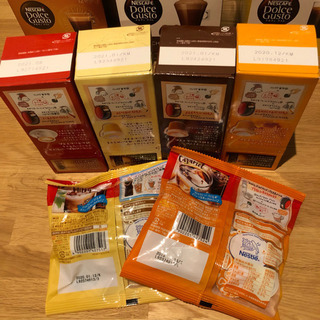 ネスレ ドルチェグスト 専用カプセル  バラ売り1箱¥450 18箱まとめて¥6500 おまけ付きの画像