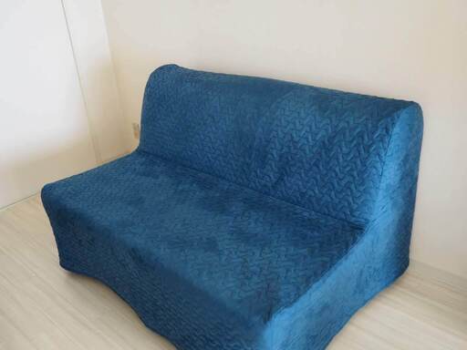 IKEA LYCKSELE イケア リクセーレ ソファベッド ターコイズ ダブルサイズ