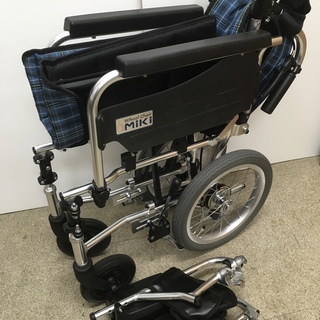 売約済】車いす(介助式 多機能型) SKT-2 スキット2 コンパクトタイプ ミキ