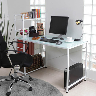 ラック付きパソコンデスク