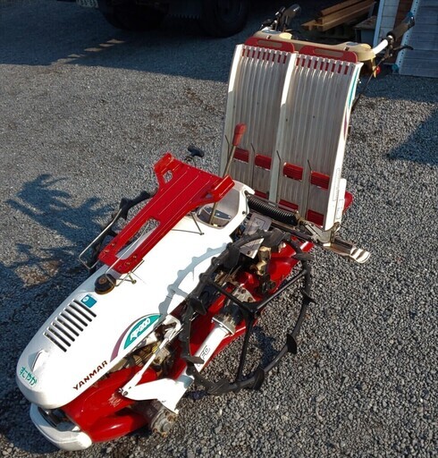 鹿児島発　ヤンマー2条植え　歩行型田植え機　AP-200　日置市　伊集院町