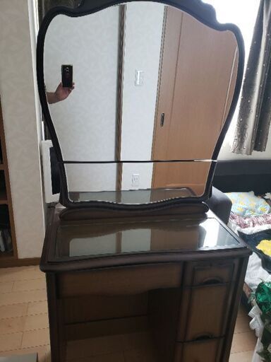 鏡台(椅子つき)