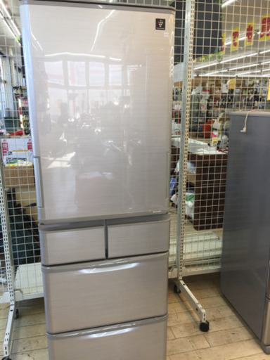 11/21東区  和白  定価158,000 SHARP   412L冷蔵庫  2016年式  SJ-PW42B-S   両開きドア   自動製氷あり   大容量‼︎プラズマクラスター