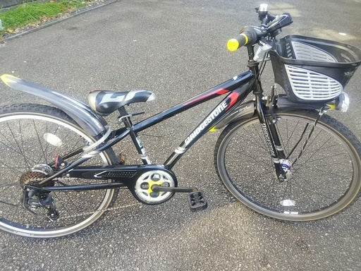 ジュニアモデル　26インチ　BRIDGESTONE　クロスファイヤーJR　黒