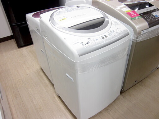 安心の6ヶ月保証付！2013年製 8.0kg TOSHIBA(東芝)「AW-80VM」縦型洗濯乾燥機です！