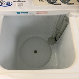 日立8.0K二層洗濯機2017年製分解クリーニング済み！！！の画像