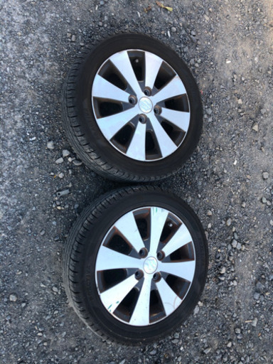 タイヤ付きホイール　溝あり　14インチ　165/55R14