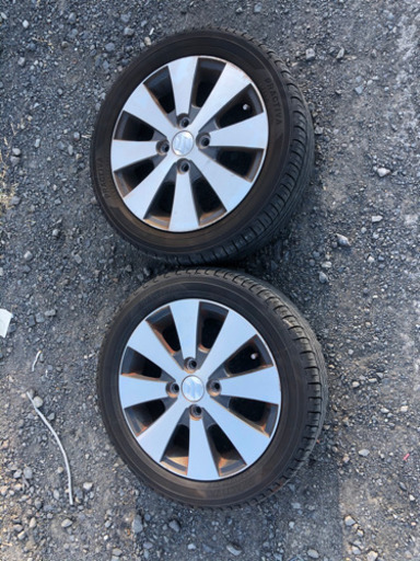 タイヤ付きホイール　溝あり　14インチ　165/55R14