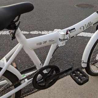 折りたたみ自転車の画像