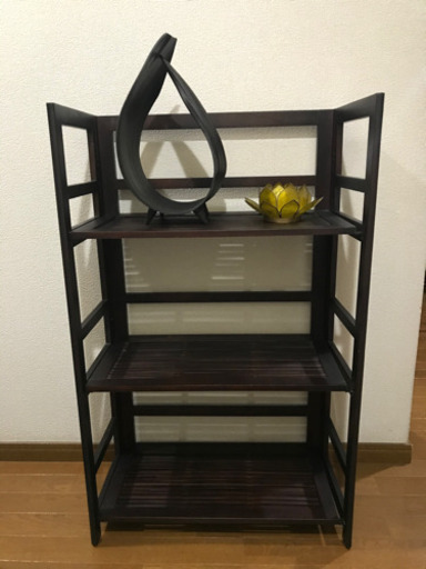 （取引中）アジアン　飾り棚　飾り