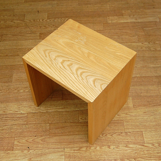 廃盤品 MUJI 無印良品 コの字の家具 幅35cm タモ材 ラ...