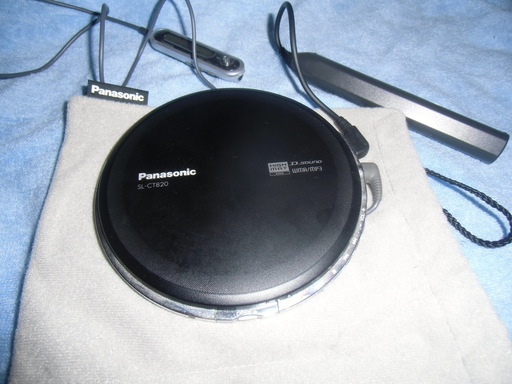 パナソニック ポータブルCDプレーヤー ブラック SL-CT820