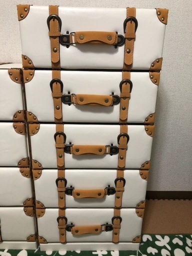 かわいい旅行鞄風チェスト（小）