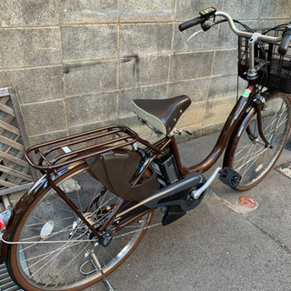 電動自転車☆2017年モデル☆ヤマハPAS Natura26インチ12.3Ah 濃茶色