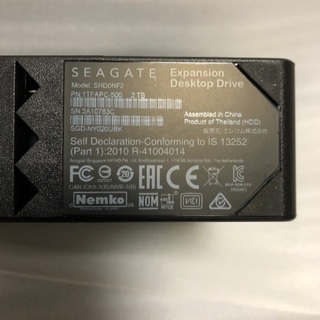 エレコム　外付けハードディスクの画像
