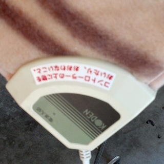 足元サイズのホットカーペットの画像
