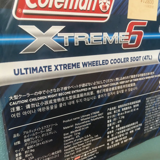 コールマン エクストリーム6 50QT クーラーボックス 新品の画像