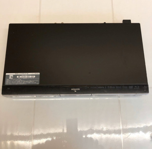 SHARP HDD 500GBダブルチューナーBlu-rayレコーダーAQUOS BD-HDW75 一部ジャンク（787）AKARI