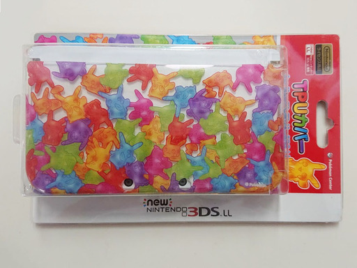 【未使用品】ポケモンセンターオリジナル★Newニンテンドー3DS LLハードカバー／Pikachu Gummi Candy