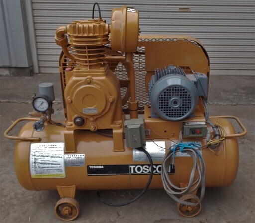 三相200V　コンプレッサーSP10D‐15TS　タンク容量65L　日置市　伊集院町