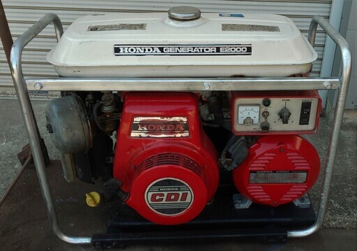 ホンダ　ガソリンエンジン発電機　E2000　日置市　伊集院町