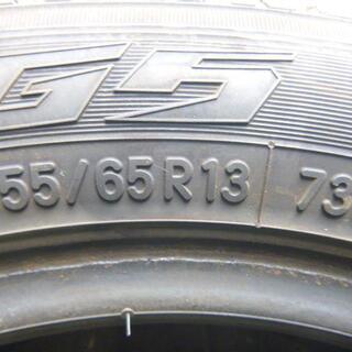 スタッドレスタイヤ　4本セット　13インチ　155/65R13　トーヨー　ガリットG5　GRG5-B06　2017年製　155-65-13　冬タイヤの画像