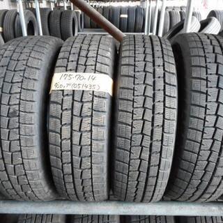スタッドレスタイヤ　4本セット　14インチ　175/70R14　...