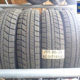 スタッドレスタイヤ　4本セット　13インチ　155/80R13　...