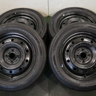 4135◆スズキ スイフト純正15インチ　鉄チン '16製 溝あ...