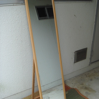 ●無料●姿見(1面鏡)・大きさ148.5センチ×35センチ・自立...