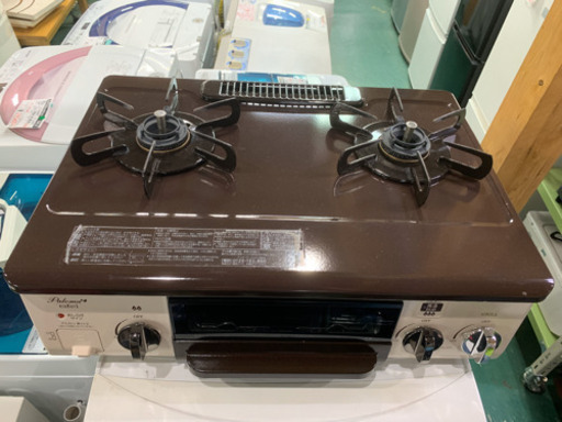 パロマ　ガステーブル　LPガス　2016年製　PA-N69BB-R 中古