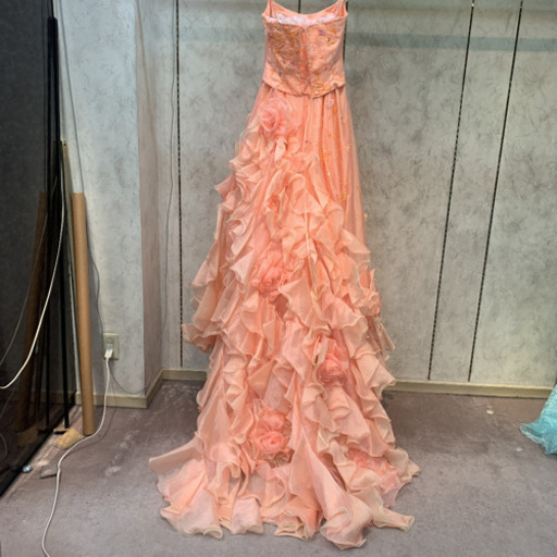 カクテルドレス♡ピンクオレンジ