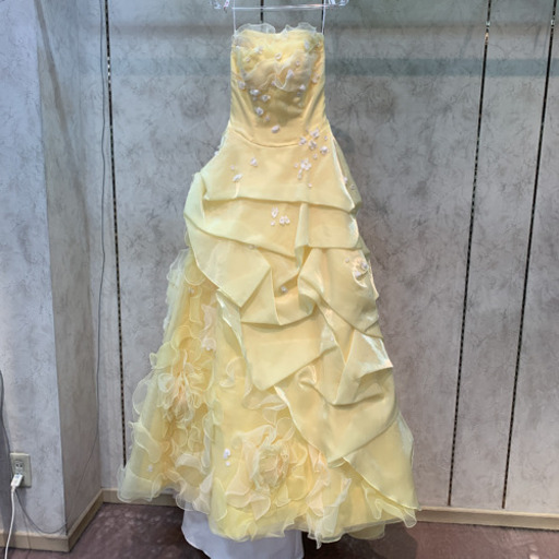 カクテルドレス★yellow花