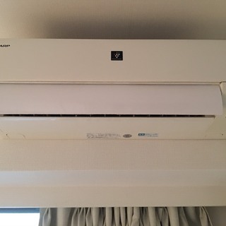 SHARPエアコン無料 室内機 & 室外機 取り外しして頂ける方の画像