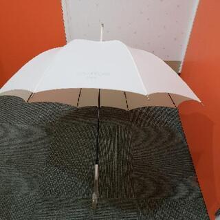 クレージュ 白 傘 60cmの画像