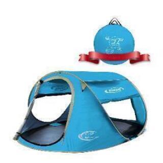 ワンタッチ テント サンシェード テント 3-4人用 ポップアップ テント UVカット UPF50+ アウトドアテント 防水 防風 自動設置 軽量 花見・運動会・登山・海水浴・キャンプ・アウトドア 専用収納ケース付

の画像