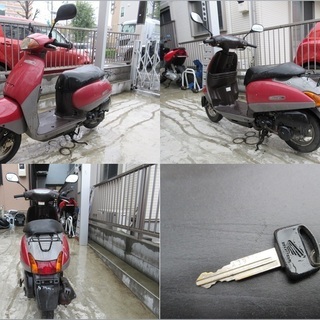 埼玉川口発！ホンダ　タクト　レッド　即引渡し可能！の画像