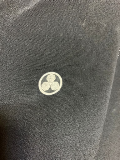 着物　菊模様　金糸使用