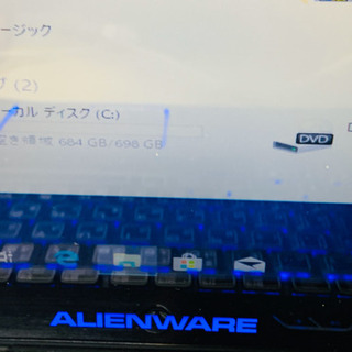 ALIENWARE ゲーミングPC i7-2760QM メモリ8GB HDD750GBの画像