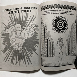 MARVEL、アメリカンコミック、塗り絵、4冊セットの画像