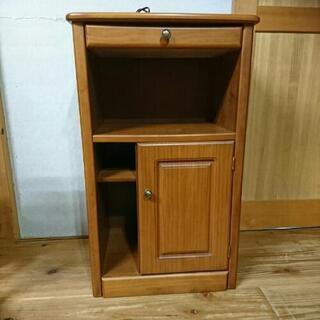 《決まりました》電話台   コンセント付き収納棚