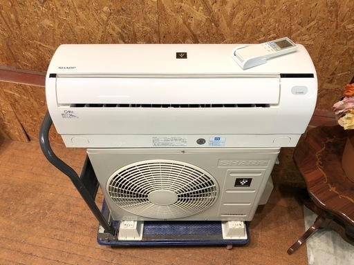 【管理KR112】シャープ 2016年 2.2kw 6畳用 ルームエアコン AY-F22DKS 分解クリーニング済