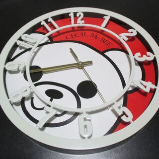 ★CECIL McBEE／セシルマクビーの壁掛け時計★中古の画像