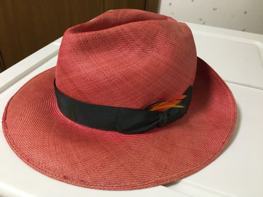 値下げ　ボルサリーノ　麻素材　ハット　サイズ59