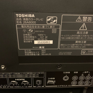 TOSHIBA REGZAの画像